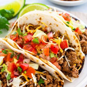 GROUND BEEF TACOS