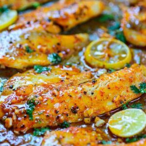 CITRUS CHILI-GARLIC TILAPIA