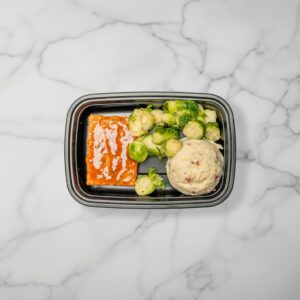 Meatloaf & Mash in tray