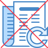 Icon of conveying no subscriptions required.