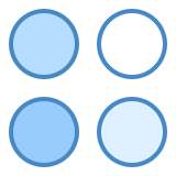 icons of circles conveying variety