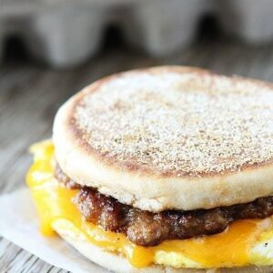 Sausage Egg and Cheese sandwich