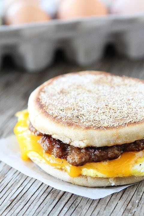 Sausage Egg and Cheese sandwich