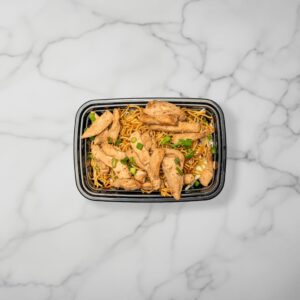 Chicken Stir-Fry Chow Mein in tray
