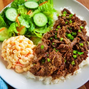 bbq beef aloha bowl