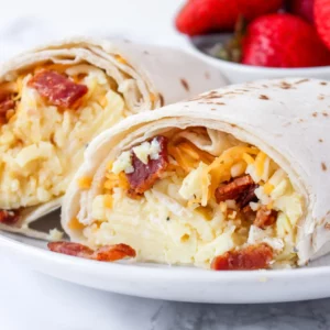 Bacon and Egg Breakfast Burrito