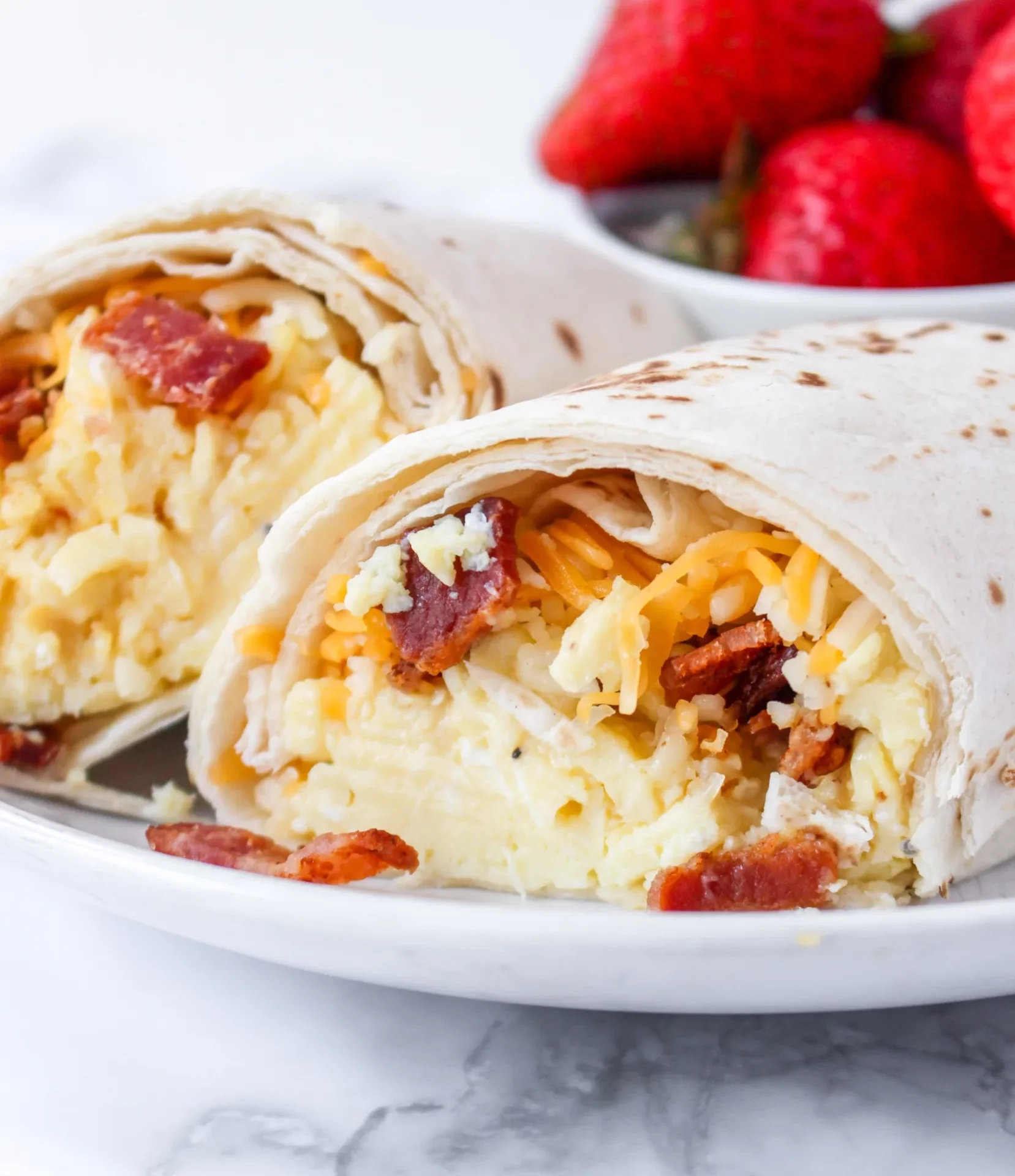 Bacon and Egg Breakfast Burrito