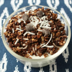 CHOCOLATE BANANA PROTEIN BOWL