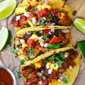 CHICKEN AL PASTOR SOFT TACOS
