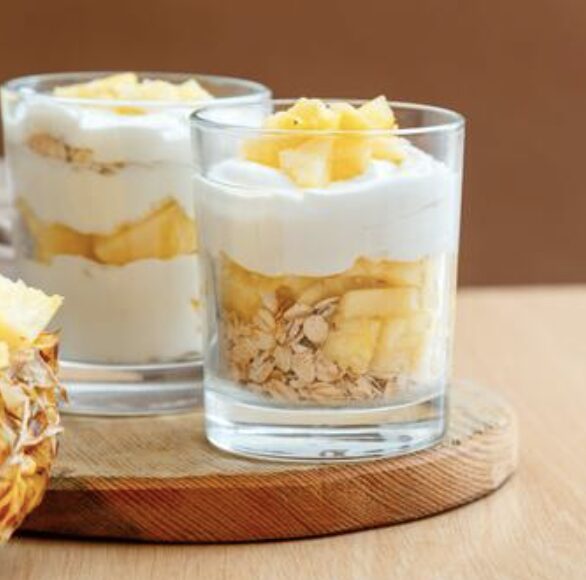 PINEAPPLE COCONUT PROTEIN DESSERT