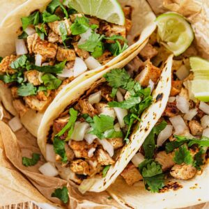 CHICKEN SOFT TACOS