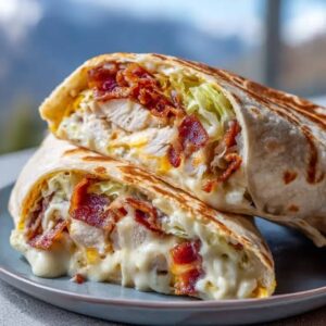 CHICKEN BACON-RANCH BURRITO