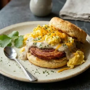 open face bacon sando