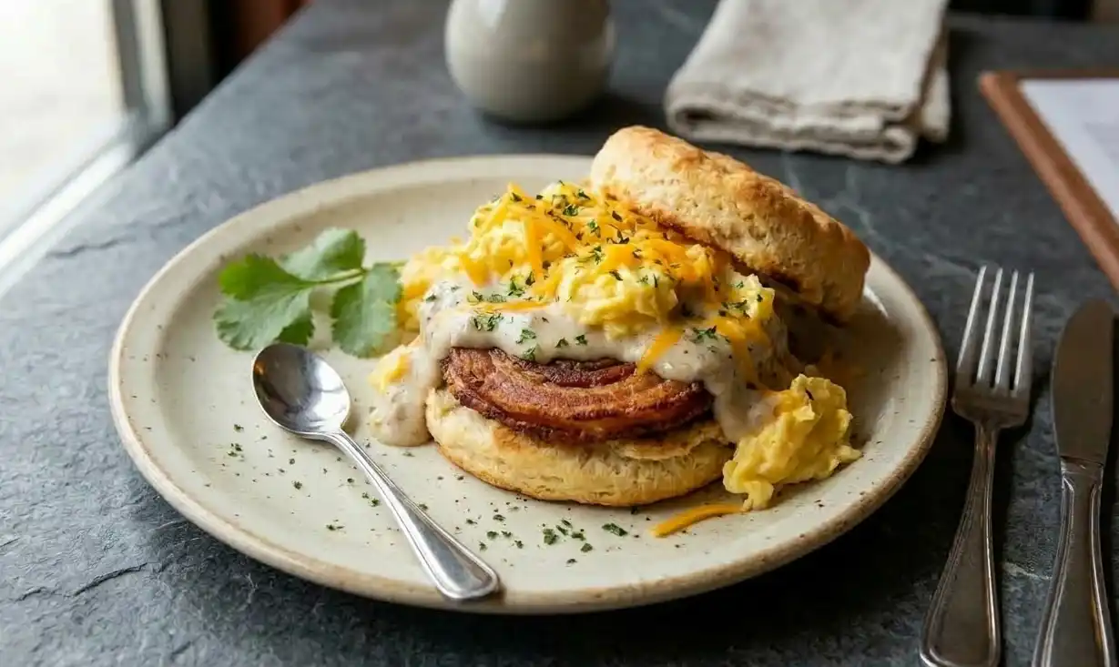 open face bacon sando
